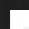 Паспарту 720  80*120  черный холст (80, холст, Scappi Cartoni (Италия), Telati, 1,4, Черный, белый, 120)