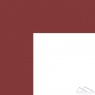 Паспарту  W132  80*120 бордо (80, стандарт, Scappi Cartoni (Италия), ROMA WHITE, 1,4, Красный, белый, 120)